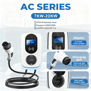 Nuevo Cargador <span class=keywords><strong>de</strong></span> Pared para Vehículos Eléctricos, Tipo 2, GBT, CHAdeMO, 32 Amp, 7kW, 11kW, 22kW, <span class=keywords><strong>Punto</strong></span> <span class=keywords><strong>de</strong></span> <span class=keywords><strong>Carga</strong></span> Rápida para Vehículos Eléctricos - Product Image 1