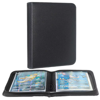 900 bolsillos de cuero clasificado cargador superior comercio PU Pokemoned álbum tarjetas de béisbol carpetas 9 bolsillo Toploader Trading Card Binder