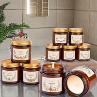 Coffret cadeau de bougies parfumées pour femmes, 10 bougies en verre de 10g, boîte cadeau, aromathérapie, décoration d'intérieur, anniversaire, Noël, salle de bain, spa