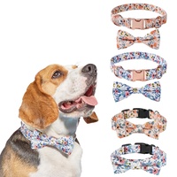 Accessoires de luxe pour chiens et chats, collier et laisse réglables en nylon avec boucle en métal, articles pour animaux de compagnie