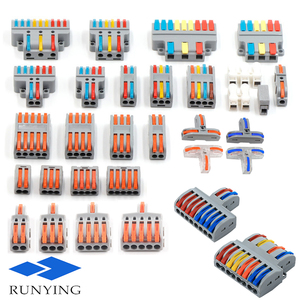 925กดบนขั้วต่อเทอร์มินัลได้อย่างรวดเร็ว LED 4ตำแหน่งเชื่อมต่อด่วน<span class=keywords><strong>2</strong></span> 3 4 5วิธีขั้ว - Product Image 6