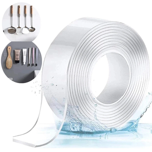 Cinta Adhesiva de Doble Cara Transparente, Impermeable, Reutilizable, Nano, Fuerte y Adhesiva, para Decoración de Autos, Cocina y Baño, Venta al Por Mayor - Product Image 1