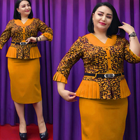 Nouvelles robes décontractées pour femmes grandes tailles, vêtements de bureau, robes pour femmes, vêtements africains