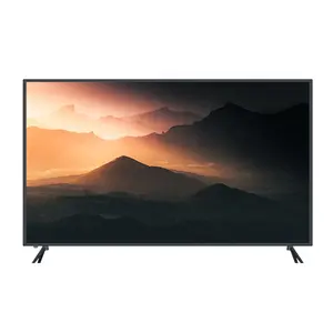 安宇OEM工厂中国32 40 42 50 65 75英寸4k超薄不间断平板电视智能电视65英寸电视