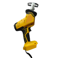 Scie sauteuse sans fil 20V à moteur à balais, scie sabre électrique portable avec 4 lames pour la découpe du bois, du métal et du PVC