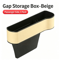 Vente directe usine – Organisateur de console avant de voiture de luxe sur mesure avec porte-gobelets et poches pour rangement latéral – Carclean Custom