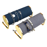 Vente en gros de présentoirs de comptoir pour montres de luxe, présentoir haut de gamme en métal multicolores pour bracelets