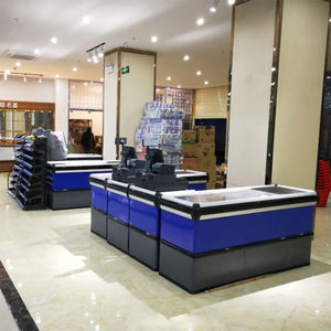 Bancone Cassa per Supermercato e Minimarket, Banco Checkout in Vendita - Product Image 4