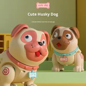 Çocuklar İçin Karikatür Elektrikli Köpek Oyuncak, Çalıştırılabilir Yürüyen Elektrikli Köpek, Sprey, Osuruk, Şarkı Söyleyen, Dans Eden Hayvan Oyuncak, Işıklı Müzikli - Product Image 3