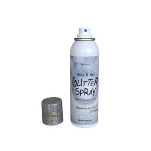 Multi-Color Shiny Gold &amp; <strong>Silver</strong> <strong>Glitter</strong> <strong>Spray</strong> for <strong>Hair</strong> and Body Chemical Ingredient - Product Image 2