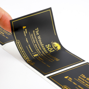 Étiquettes personnalisées en vinyle imperméable avec dorure à chaud pour produits capillaires biologiques, idéales pour l'emballage de pots d'huile et de beurre capillaires à base de plantes favorisant la croissance des cheveux - Product Image 6