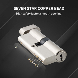 Sản phẩm mới ra mắt tại chỗ cung cấp chống trộm và chống khoan công nghệ DC-B-01 Hợp kim kẽm xi lanh khóa cho nhà và căn hộ - Product Image 5