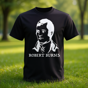 Camiseta Robert Burns negra de corte clásico para hombre - Product Image 3