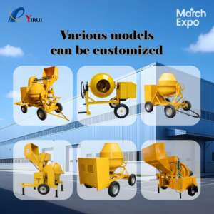 Mezcladora de Concreto Móvil Pequeña A2-510, Modelo Regular Personalizable, 16HP, 510L, 12m³/h, para Uso Doméstico, Garantía de un Año, Entrega Rápida - Product Image 2