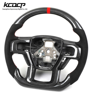 Volant en fibre de carbone brillant personnalisé, adapté aux Ford Raptor et disponible pour tous les modèles de voitures - Product Image 2