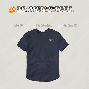 Camisetas de Algodón de Alta Calidad para Hombre, Estampado Gráfico 3D Personalizado, Transpirables, Antiarrugas, Estilo Hip Hop Urbano, Casual, Serigrafiadas - Product Image 2