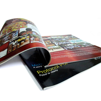 Impression de magazines personnalisés A4, couverture rigide et souple, presse d'impression commerciale, papier d'art, brochure artisanale, papier offset, mini-impression de magazines