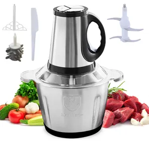 Grande heavy duty alta qualidade comercial vegetal chopper aço inoxidável processadores máquina multifuncional processador de alimentos