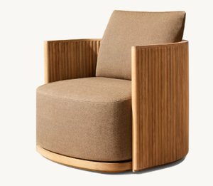 Meubles d'extérieur, style moderne, jardin, hôtel, nouvelle conception, table ronde en teck massif - Product Image 5