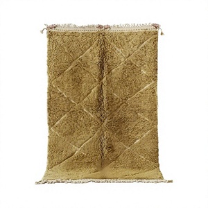 Moroccan Unique Beni Ourain <b>Rug</b> Hand Made Moroccan <b>Boho</b> Beni Ourain <b>Rug</b> Albertina Hand Knotted Wool Area <b>Rug</b> By ITHL - Product Image 1