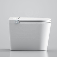 Toilette intelligente multifonctionnelle moderne avec bidet intégré et chasse d'eau automatique à capteur