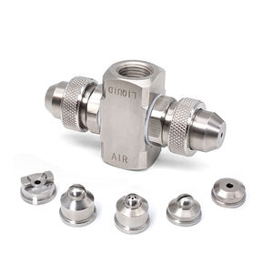 Endüstriyel Çok Amaçlı Çift Akışkan Nozulu, Kaplama, Soğutma, Nemlendirme ve Temizlik için Paslanmaz Çelik Hava Atomizeri, Dayanıklı - Product Image 2