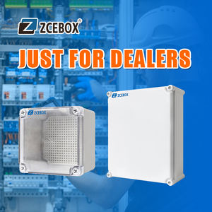 ZCEBOX Boîtier en plastique ABS Panneau mural IP67 avec plaque de montage Boîte de distribution Boîte de jonction étanche - Product Image 4
