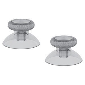 Kit de réparation de joysticks personnalisés EXtremeRate Clear Black, remplacement des sticks analogiques personnalisés pour manette Xbox Series X S - Product Image 2