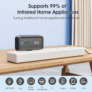 2025 New WiFi Smart <strong>IR</strong> <strong>Remote</strong> <strong>Control</strong> Smart Home Infrared <strong>IR</strong> Blaster for Air Conditioner TV - Product Image 4