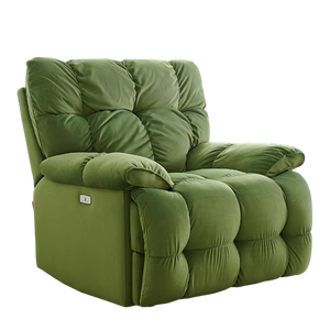 Canapé inclinable électrique Siveli SF-079 - <span class=keywords><strong>Chaise</strong></span> <span class=keywords><strong>de</strong></span> détente en cuir PU, design moderne pour salon, hôtel et salle <span class=keywords><strong>de</strong></span> sport, fauteuil pivotant - Product Image 6