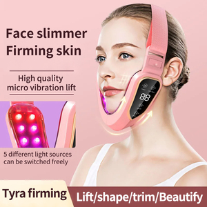 Sangle anti-cellulite V-Face 12 modes, masseur amincissant pour le visage et la mâchoire, appareil de lifting facial LED pour femmes - Product Image 2