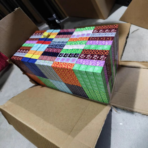 25 năm Nhà cung cấp nóng bán 100pcs/250pcs/500Pcs thế giới của tôi từ khối Câu Đố xây dựng tự làm đồ chơi cho trẻ em 3 + - Product Image 1