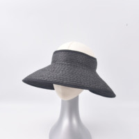 Chapeau de pare-soleil en paille pliable d'été réglable pour femmes Protection de plage à large bord pour la pêche de voyage Activités de plein air