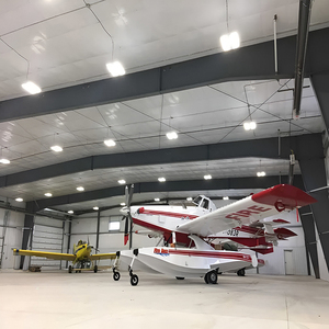Thiết kế hiện đại mạnh mẽ thép máy bay nhà chứa máy bay prefab xây dựng ánh sáng đúc sẵn Kết Cấu Thép nhà kho hội thảo - Product Image 6