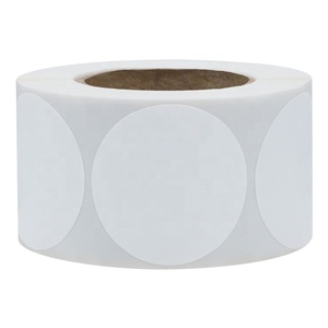 Nhãn Chấm Mã Màu Trắng Hybsk Nhãn Dán Giấy Bán Bóng Tròn Nhãn Dính (1.5 Inch) - Product Image 2