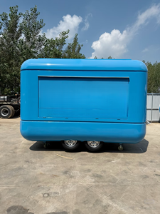 Carros de comida móviles pequeños, Carritos de aperitivos móviles comerciales, Mini carritos de comida callejera - Product Image 5