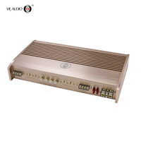 Amplificateur audio de voiture professionnel de classe AB à 4 canaux avec crossovers, 4 ohms RMS 200W, vente directe d'usine OEM