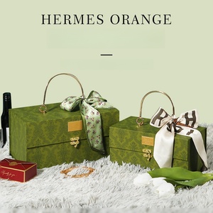 Valise de luxe nouveau design boîte cosmétique mariage faveur saint valentin cadeau emballage papier carton boîte <span class=keywords><strong>vide</strong></span> valise - Product Image 2