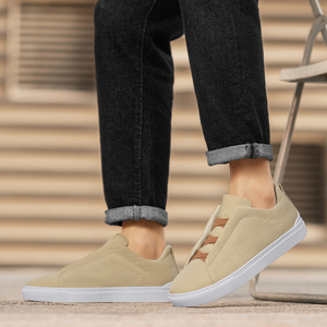 Scarpe da Passeggio CC per <span class=keywords><strong>Uomo</strong></span>, <span class=keywords><strong>Alta</strong></span> Qualità, Tomaia in Tela Traspirante, <span class=keywords><strong>Suola</strong></span> in Gomma Antiscivolo, Slip-On, <span class=keywords><strong>Sneakers</strong></span> Basse Morbide e Resistenti - Product Image 3