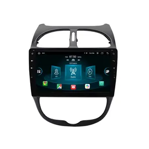 Roadnavi Android 13 Auto Radio Voor Peugeot 206 2000-2016 Carplay Gps Navi 4G 360 Camera