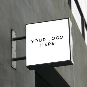 Enseigne lumineuse LED ronde personnalisée, signalétique suspendue avec logo en relief pour restaurant, café, boutique, devanture de magasin extérieure. - Product Image 5