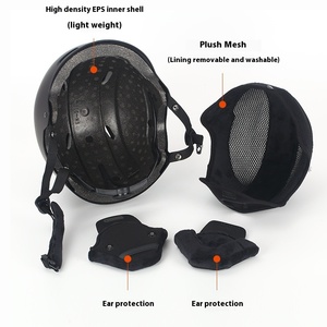 <span class=keywords><strong>Casque</strong></span> <span class=keywords><strong>de</strong></span> <span class=keywords><strong>ski</strong></span> d'hiver pour hommes et femmes <span class=keywords><strong>Casque</strong></span> <span class=keywords><strong>de</strong></span> sécurité pour moto et vélo électriques avec protection des oreilles - Product Image 4