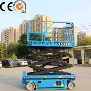 <span class=keywords><strong>Platform</strong></span> pengangkat gunting listrik Mini, <span class=keywords><strong>Lift</strong></span> peninggi pekerjaan udara 12.2m 500kg dengan meja 1150x700mm - Product Image 5