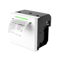 Imprimante thermique encastrée Cashino 80mm EP-385C avec coupeur automatique 3 pouces 80mm, interface RS232 USB LAN pour système de file d'attente