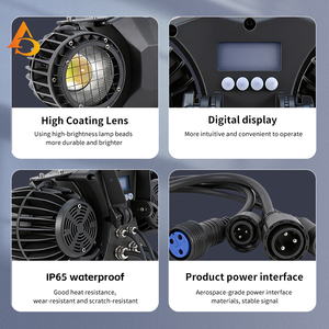 Lampu Audience COB 2in1 Tahan Air 2 Mata IP65 200W DMX <span class=keywords><strong>Blinder</strong></span> untuk Panggung Luar Ruangan, Konser, Pernikahan - Product Image 6