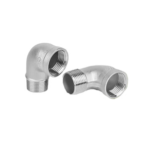 Codo Universal de Acero Inoxidable SS304/SS316/SS201, Estándar ASME/JIS/DIN/<span class=keywords><strong>BS</strong></span>/GB, BSPT PT BSP <span class=keywords><strong>G</strong></span> NPT, Interior/Exterior - Product Image 3