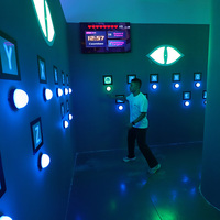 Activate Game Evil Eyes Interactive Hide & Seek LED Wall Team Game LED Button Game for Family Entertainment Center