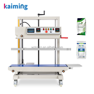 เครื่องซีลถุงพลาสติกแนวตั้ง FR1300V เครื่องซีลความร้อนแบบต่อเนื่องสำหรับถุงพลาสติก PE ขนาดใหญ่-ซีลอาหารสัตว์เลี้ยง ซีลถุงซักผ้า - Product Image 1