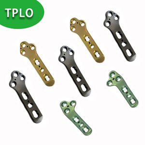 แผ่นล็อกสำหรับดูแลสัตว์เลี้ยง TPLO-S เครื่องมือเกี่ยวกับศัลยกรรมกระดูกเลื่อยไทเทเนียมบริสุทธิ์ - Product Image 1