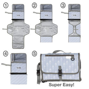 Tapis à langer Portable multifonction <span class=keywords><strong>pour</strong></span> bébé, matelas <span class=keywords><strong>pour</strong></span> table à langer avec <span class=keywords><strong>coussin</strong></span> de tête - Product Image 2